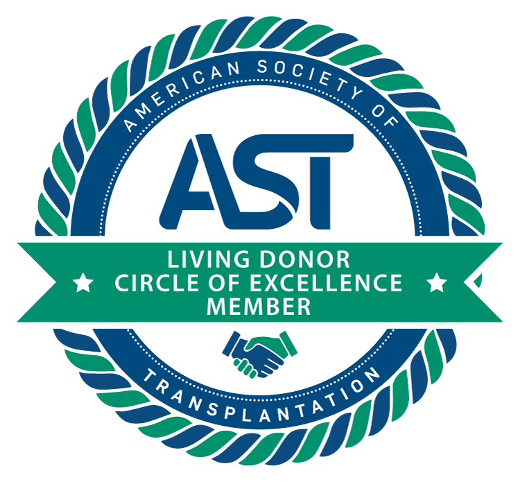 AST Living Donor Circle of Excellence Member