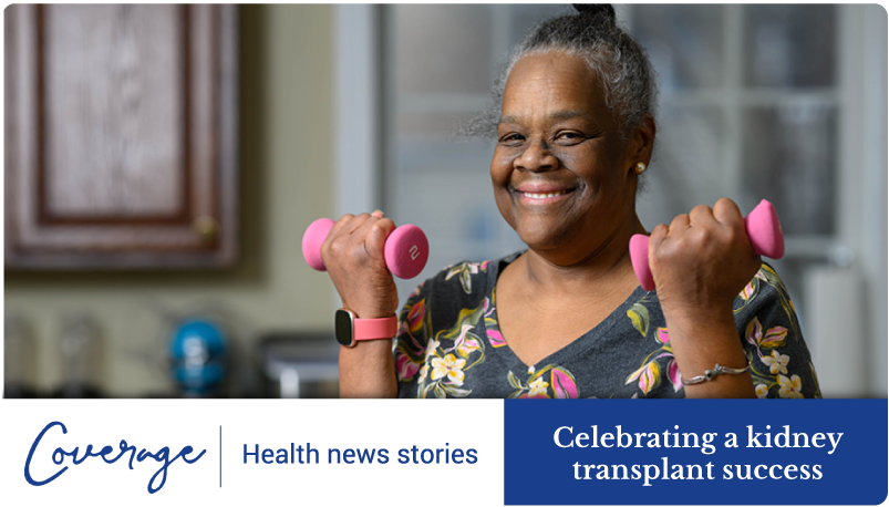 Celebrating a kidney transplant success